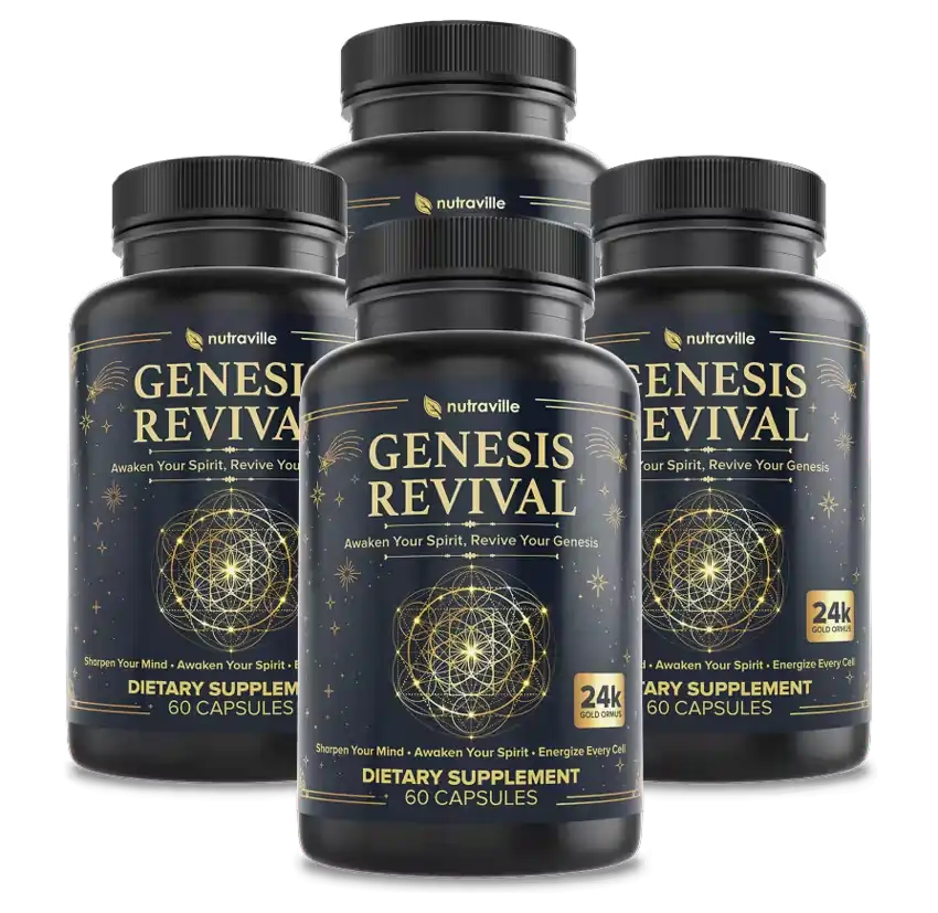 Four bottles of Genesis Revival supplement
